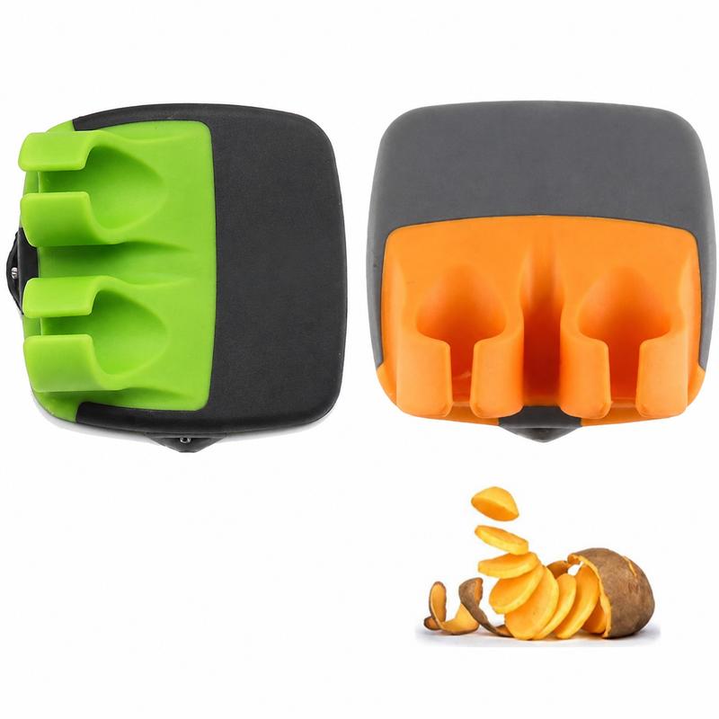 Palm Vegetable Peeler with Finger Grip, Ring Style Peeler for Carrots, Potatoes and Cucumbers [YQT:BZT-261015-003:f96c362b4d906382]