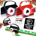 Wrapping Paper Cutter and Tape Dispenser 2 Pack, Sliding Gift Wrap Cutter for Straight Clean Cuts [YQT:BZT-261015-004:3dc04dd512968255]