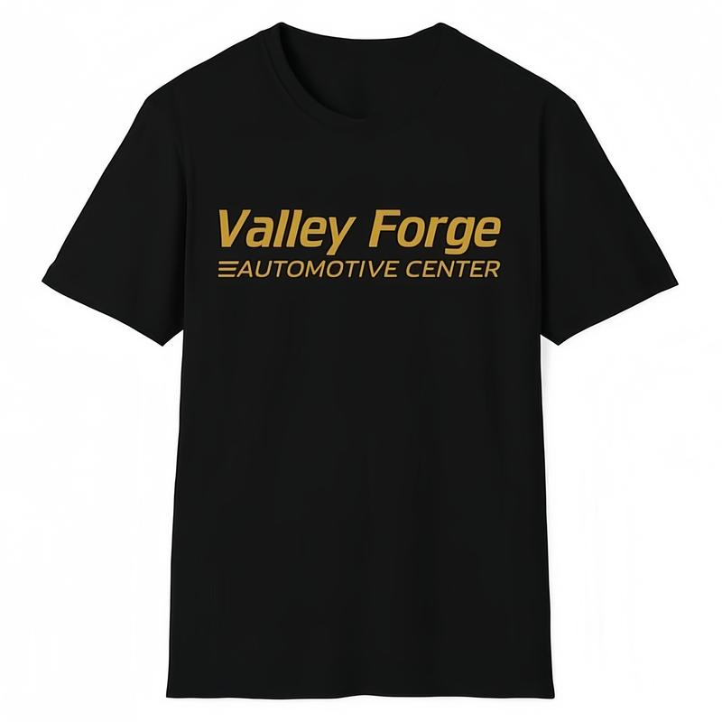 Valley Forge Automotive Center Retro Auto Shop Graphic Tee for Car Enthusiasts