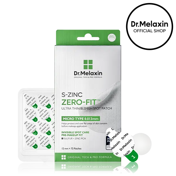 Dr.Melaxin S-ZINC ZERO-FIT Ultra Thin Blemish Spot Patches, 72 Count [YQT:BZ-261002-001:3fb00980e30ddfe2]