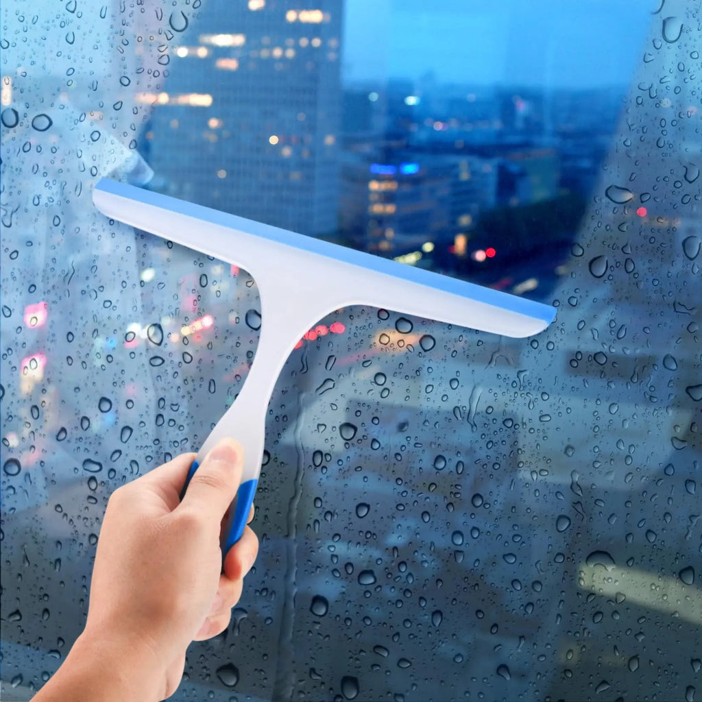 Window and Shower Door Squeegee with Hanging Loop Handle [YQT:BZ-261010-001:e9d91c4601cf4bbc]