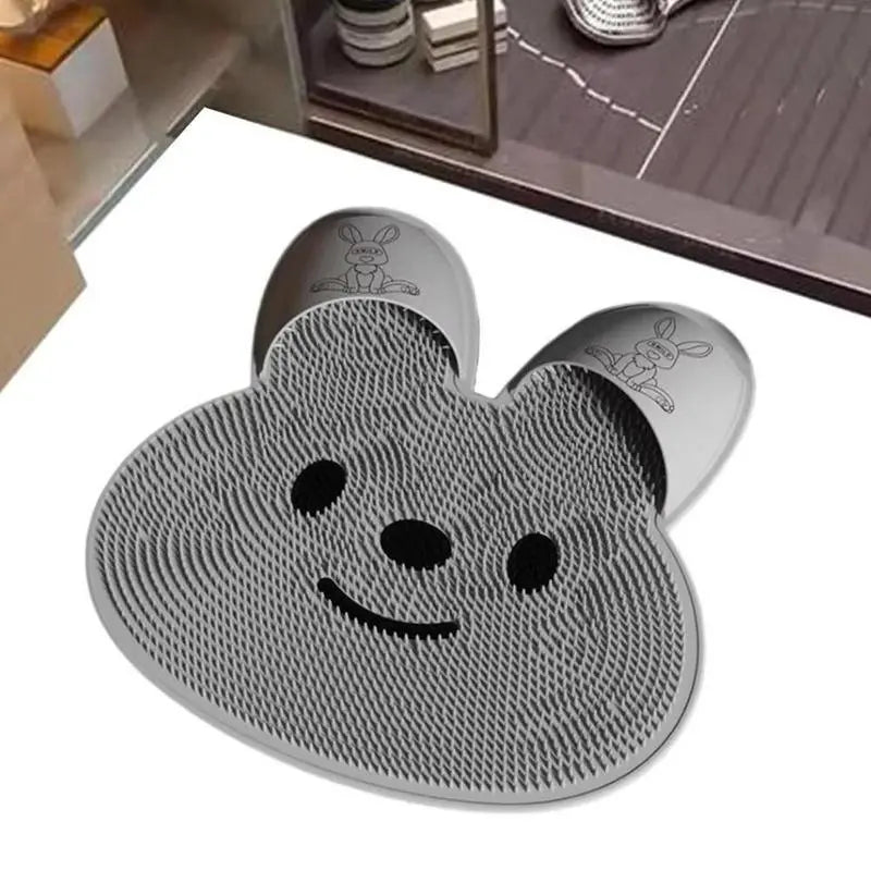 Rabbit Design Silicone Foot Scrubber and Massage Pad for the Shower [YQT:BZ-261008-001:24da2eb99f7d2126]