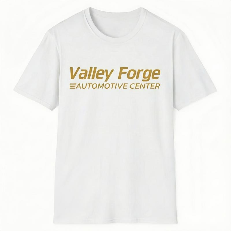 Valley Forge Automotive Center Retro Auto Shop Graphic Tee for Car Enthusiasts