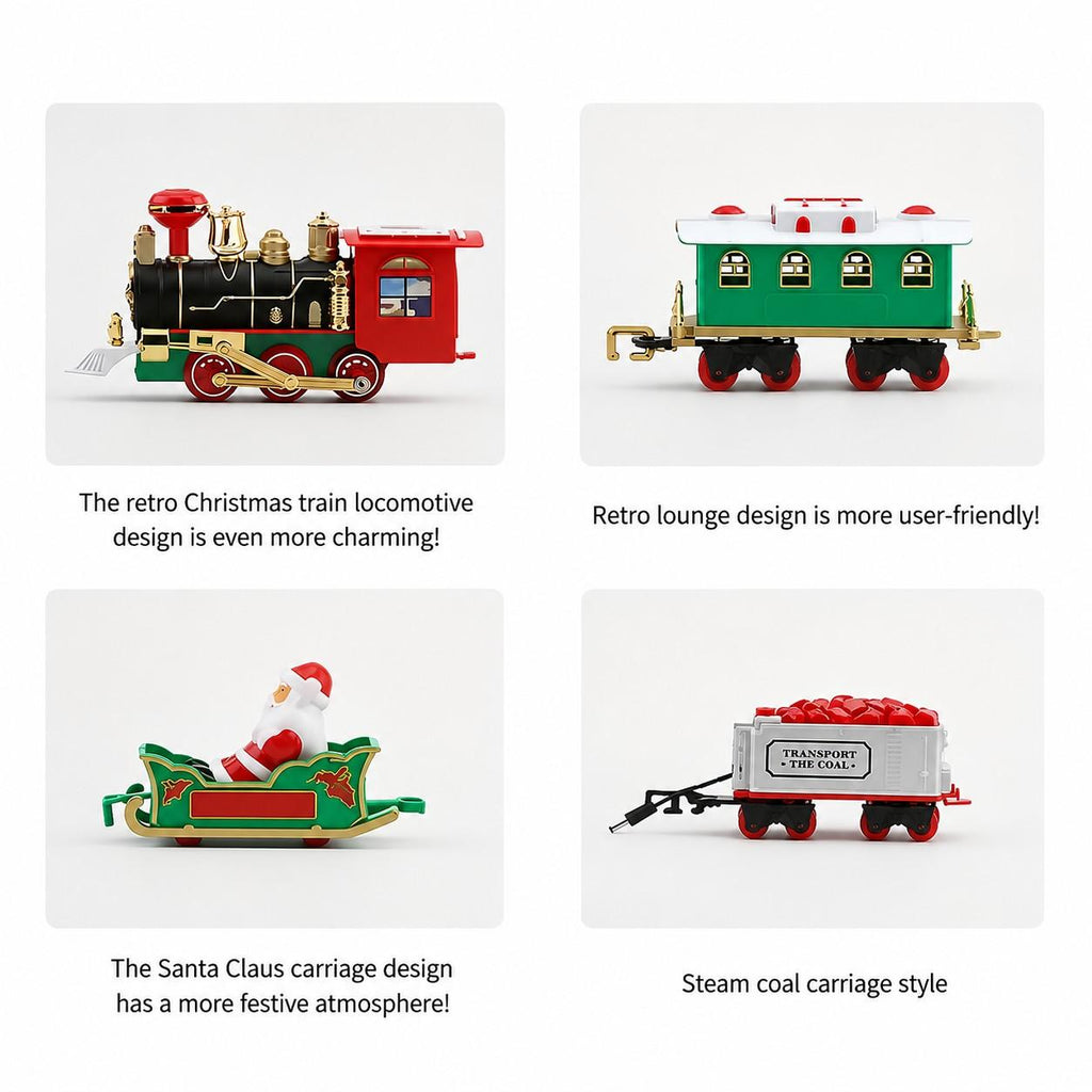 Christmas Tree Train Set with Lights, Around-the-Tree Holiday Railway Decoration for Home Display [YQT:BZT-261014-001:7b1efe339b9762c7]