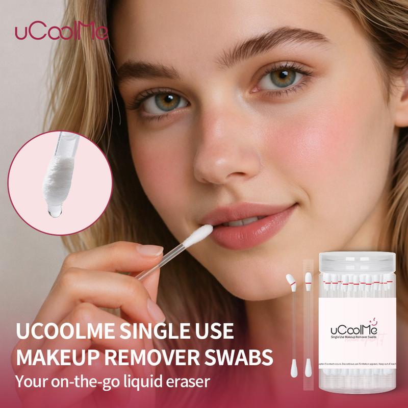 Pre-Moistened Makeup Remover Cotton Swabs, 50 Individually Wrapped Travel Touch-Up Sticks [YQT:BZT-261014-006:ae7180f924a9e9e2]