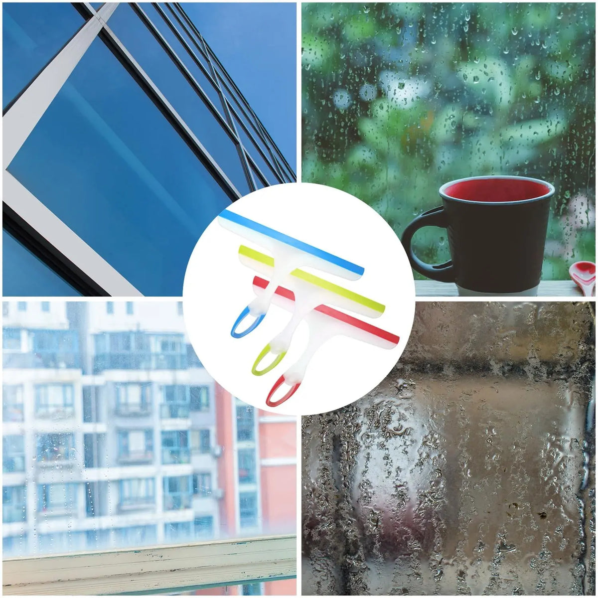 Window and Shower Door Squeegee with Hanging Loop Handle [YQT:BZ-261010-001:5732ad7a55280765]