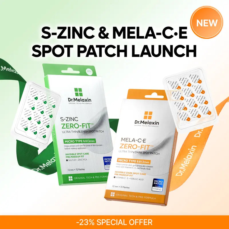 Dr.Melaxin S-ZINC ZERO-FIT Ultra Thin Blemish Spot Patches, 72 Count [YQT:BZ-261002-001:add9439ba7a7857b]
