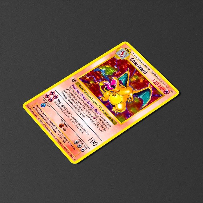 Holographic Card Stickers with Classic Character Designs and Chip Cutout Options [YQT:BZ-261014-003:febffffb78f21e05]
