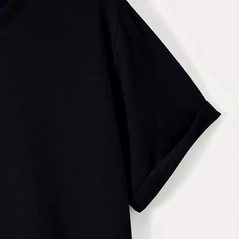 Twilight Cartoon Graphic Short Sleeve Crew Neck T-Shirt in Black or White [YQT:BZ-261010-006:7bb867a3d6ceab48]