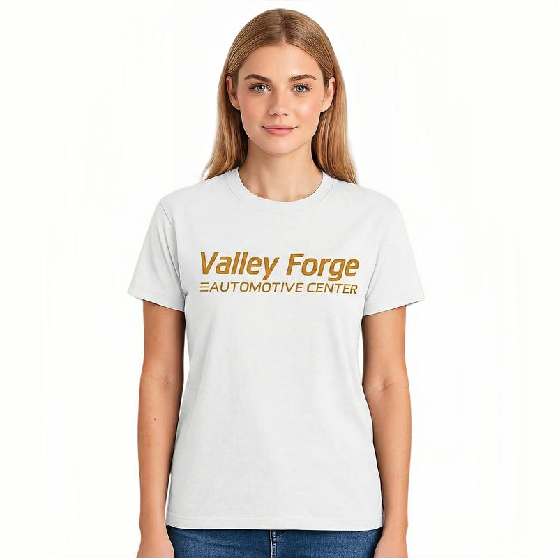 Valley Forge Automotive Center Retro Auto Shop Graphic Tee for Car Enthusiasts