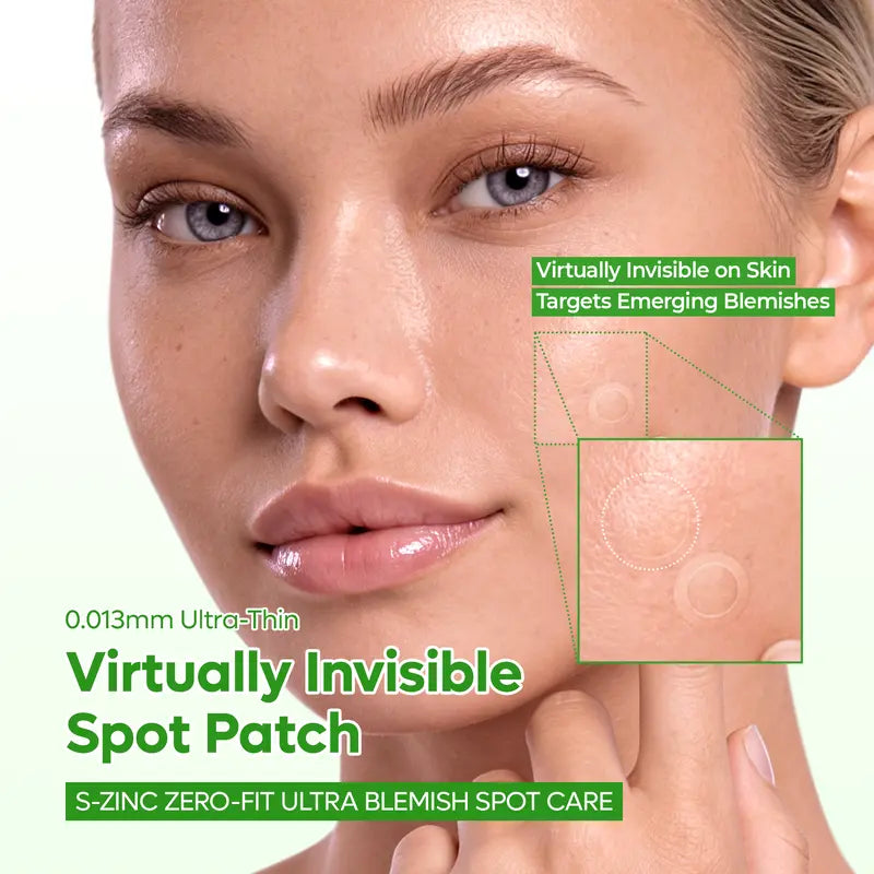 Dr.Melaxin S-ZINC ZERO-FIT Ultra Thin Blemish Spot Patches, 72 Count [YQT:BZ-261002-001:f393eb2bcf89ddca]