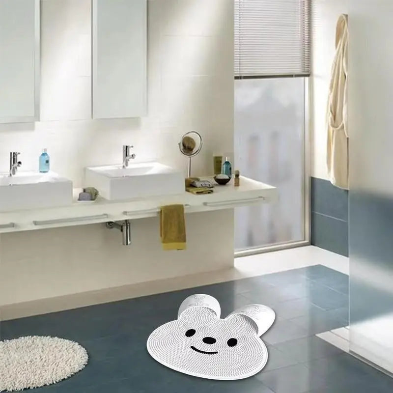 Rabbit Design Silicone Foot Scrubber and Massage Pad for the Shower [YQT:BZ-261008-001:6fc07c647a5cd347]