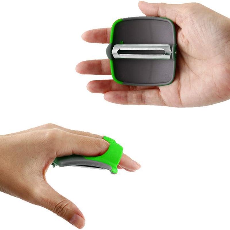 Palm Vegetable Peeler with Finger Grip, Ring Style Peeler for Carrots, Potatoes and Cucumbers [YQT:BZT-261015-003:0757e74f74ce24f8]