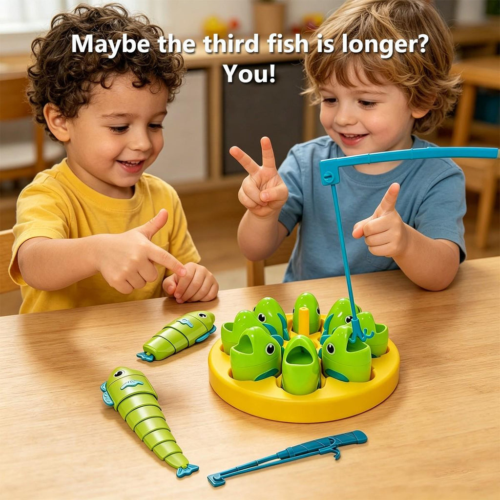 Math and Measure Fishing Game, Tabletop Family Board Game for Kids and Adults [YQT:BZT-261015-001:d08a01d0854f8a67]