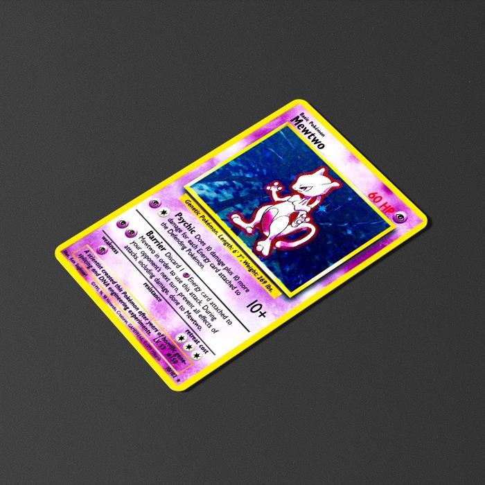 Holographic Card Stickers with Classic Character Designs and Chip Cutout Options [YQT:BZ-261014-003:c051db78a588024e]