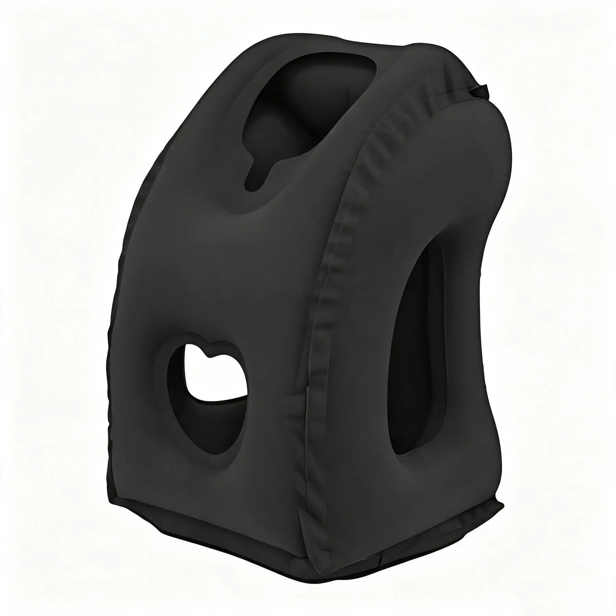 Inflatable Travel Pillow with Head Opening and Side Arm Openings [YQT:BZ-261010-002:fe279204c0cf49c2]