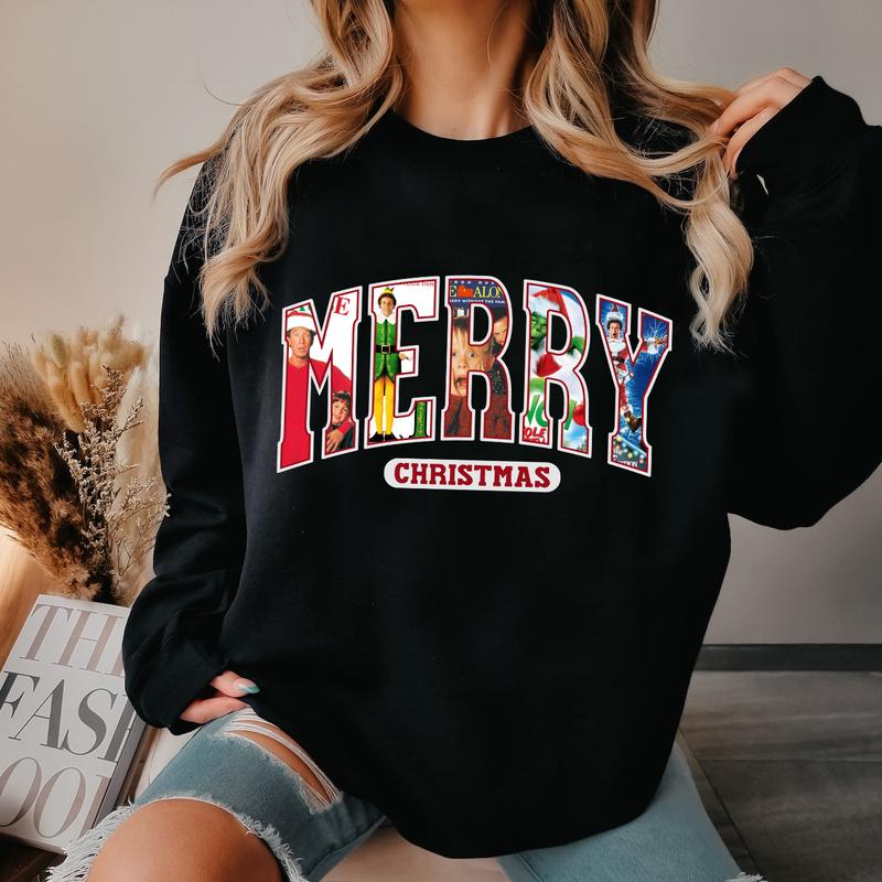 MERRY Christmas 90s Movies Shirt