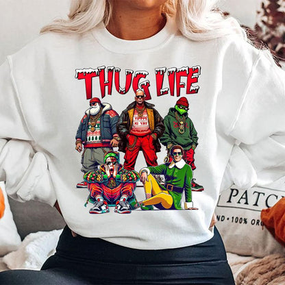 THUGLIFE Christmas Shirt, Christmas Movies Shirt