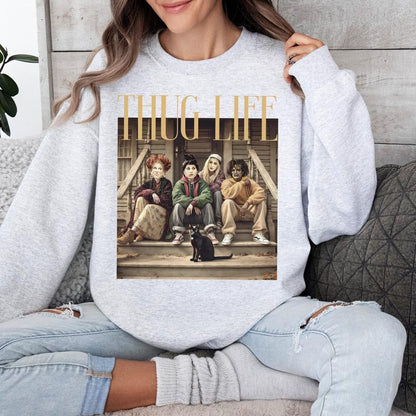 Thug Life Hocus Pocus Halloween Vintage T-Shirt, Sweatshirt, Hoddie