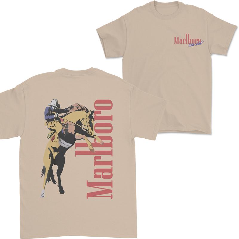 Vintage Marlboro Wild West Shirt, Cowboy Unisex Shirt, For Men, For Women