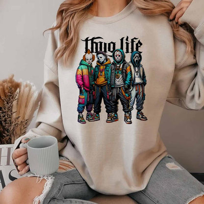 Thugg Life Horror Halloween Shirt