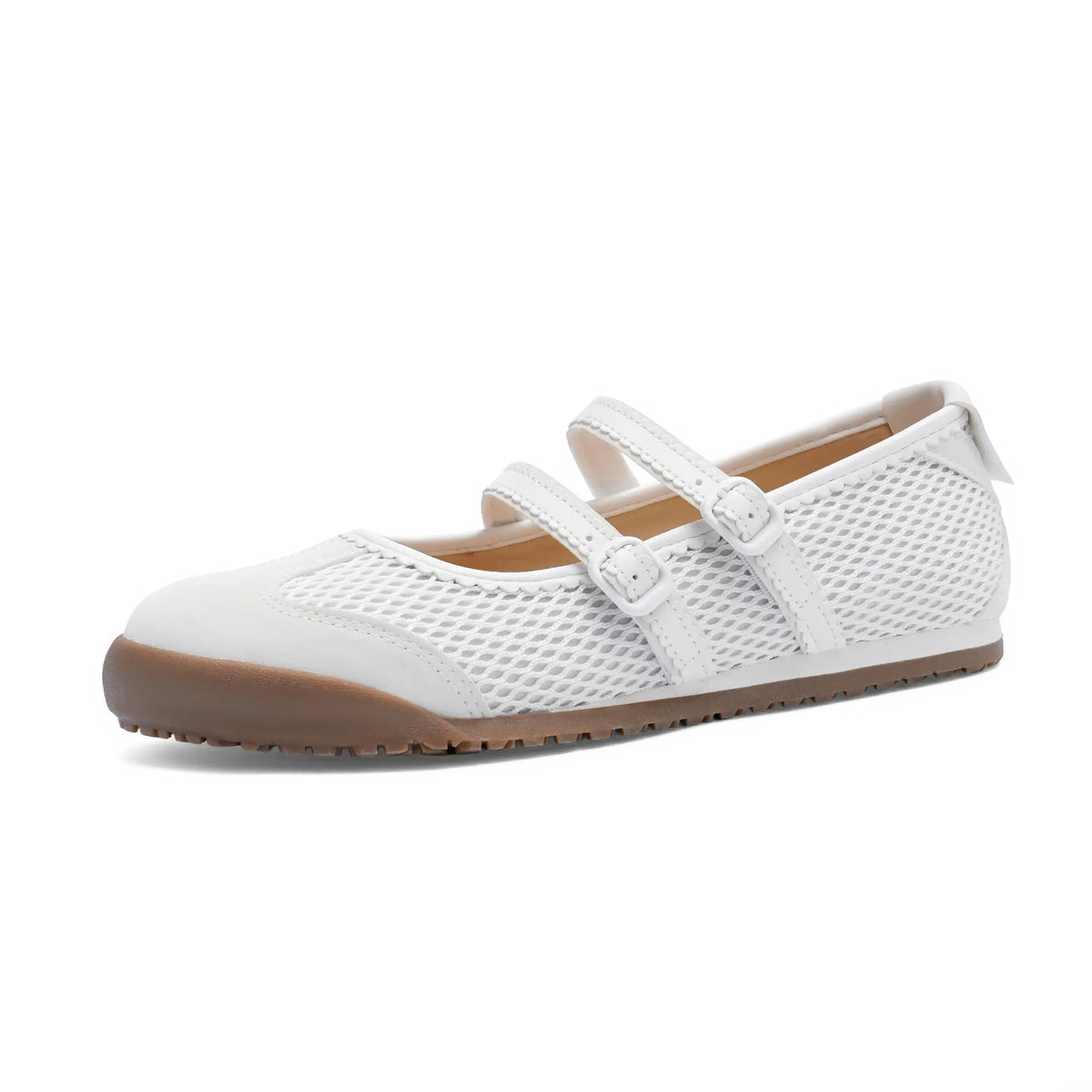 Women's Double Strap Mary Jane Ballet Flats with Scalloped Trim [YQT:ULO-260921-004:bb9101fd68269683]