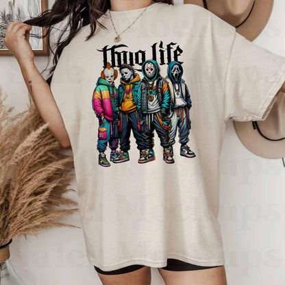 Thugg Life Horror Halloween Shirt