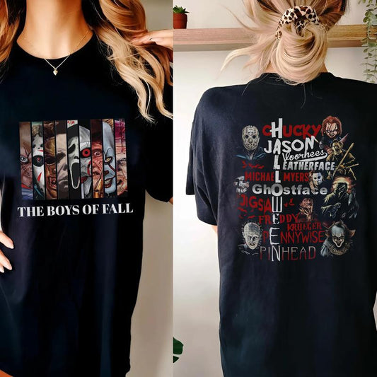 The Boys Of Fall Horror Movie Shirt, Sweatshirt, Hoodie  Fabric Womenswear scary shirt