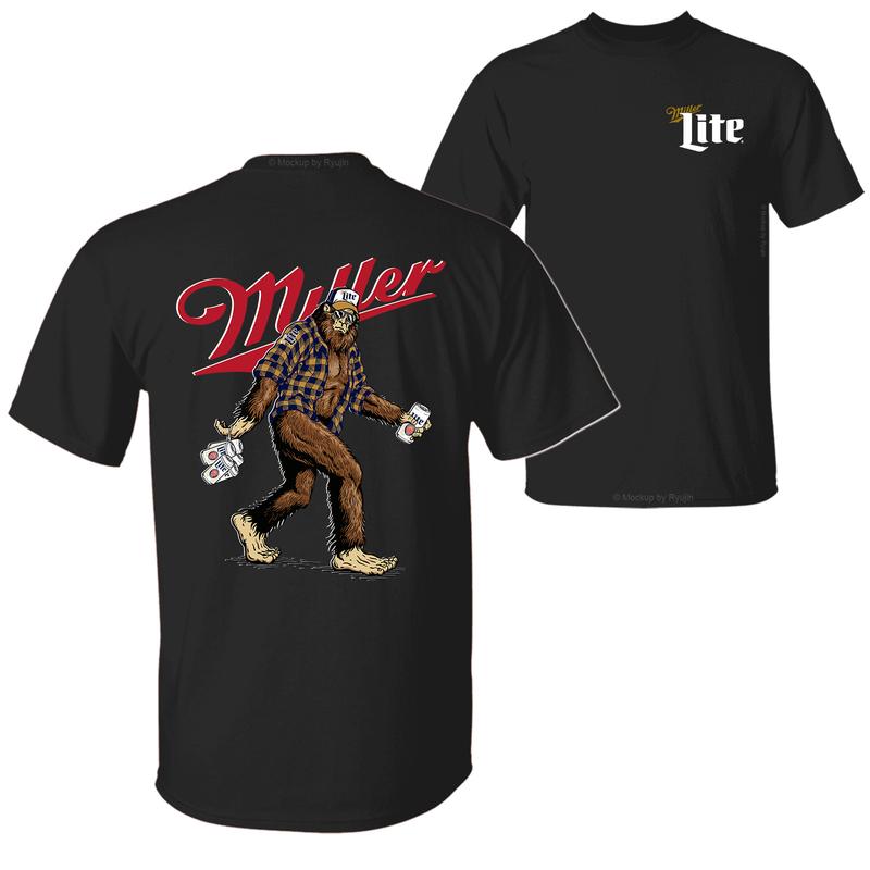 Bigfoot Miler Lite T-Shirt Sweatshirt Hoodie
