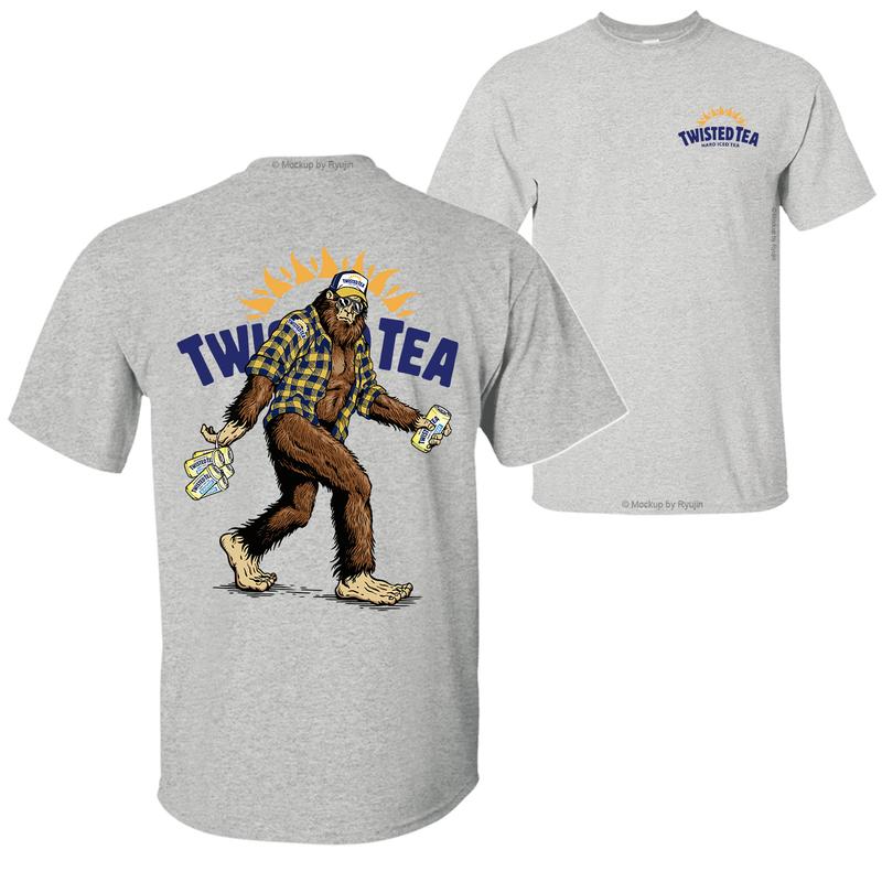 Bigfoot Twisted Te T-shirt, Sweatshirt, Hoodie