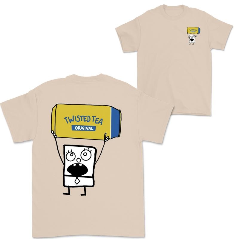 Doodlebob Twisted Tea Essential 2 Sided T-Shirt