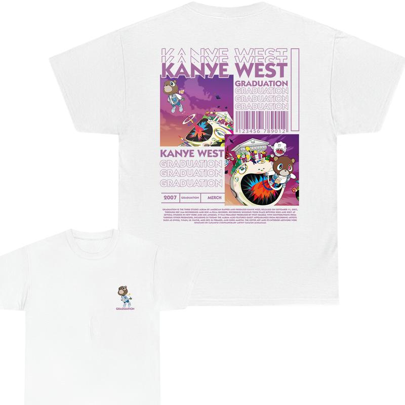 Kanyeee 2 sides Graduation T-Shirt Sweatshirt Hoodie