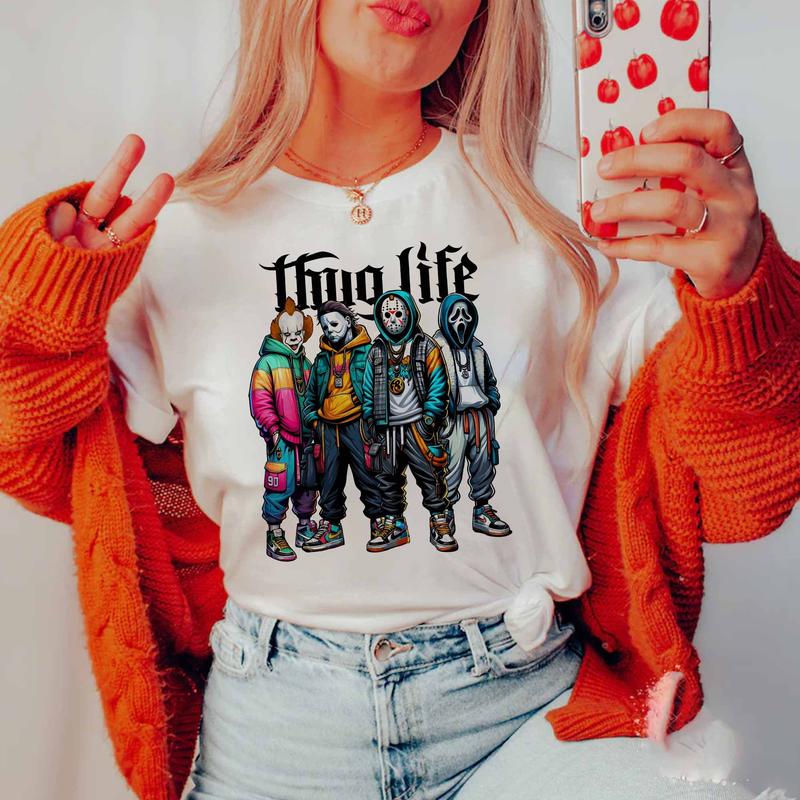 Thugg Life Horror Halloween Shirt