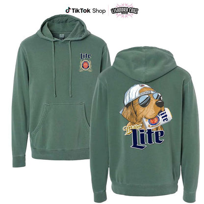 Miller Golden Dog Comfort Colors Two-sided Hoodie for Men and Women