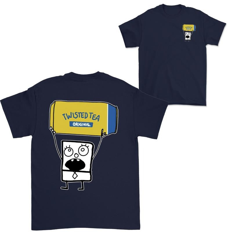 Doodlebob Twisted Tea Essential 2 Sided T-Shirt